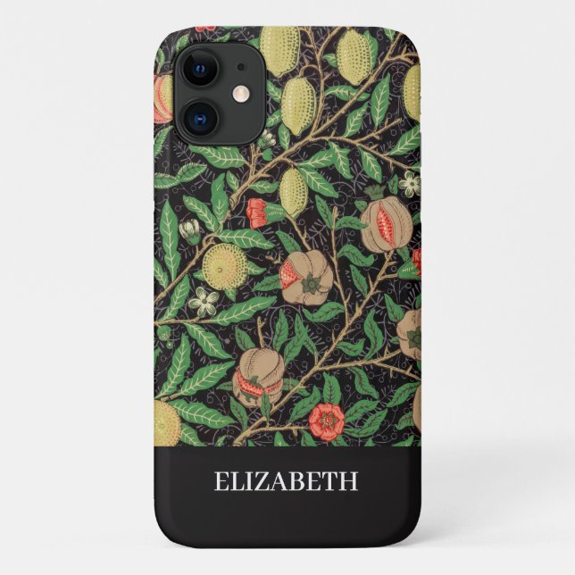 Coque iPhone: WILLIAM MORRIS : POMEGRANATES (Dos)