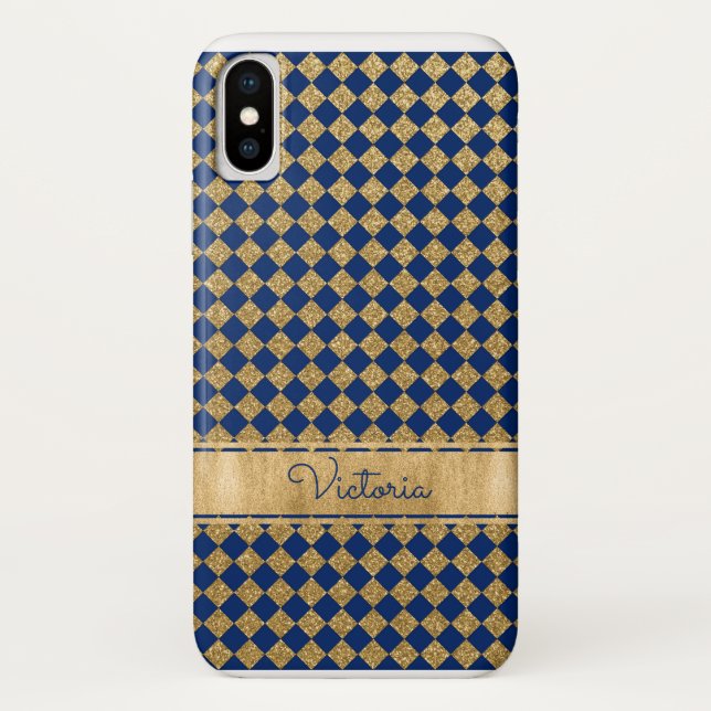 Coque iPhone X Coque-Mate Gold (Dos)