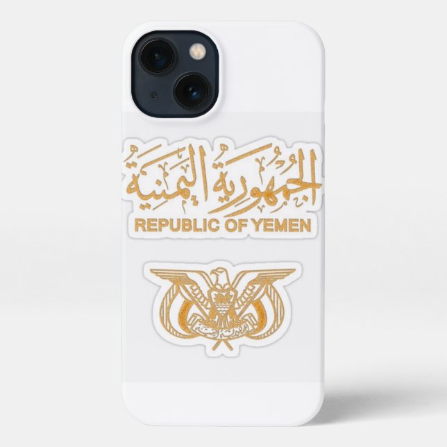 Coque iPhone Yéménite Passeport iPhone 13 Coque   (Verso)