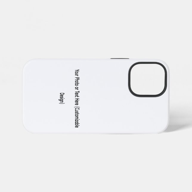 Coque iPhone Your Photo or Text Here (Customizable Design) (Verso Horizontal)