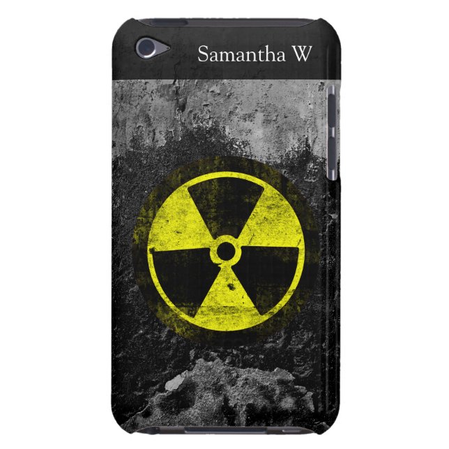 Coque iPod Case-Mate Symbole radioactif grunge (Dos)