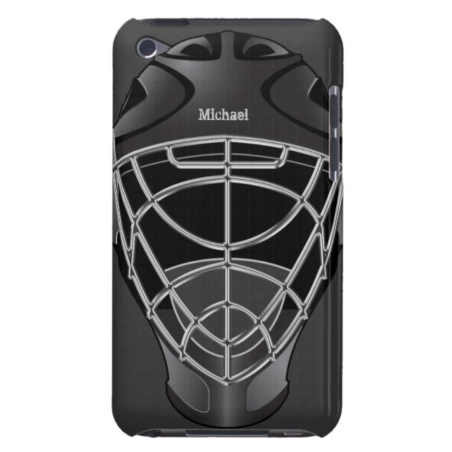 Coque iPod Touch Casque de gardien de but d'hockey (Dos)
