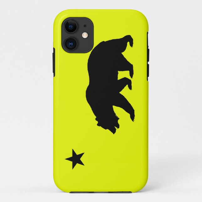Coque Jaune California iPhone 5 (Dos)