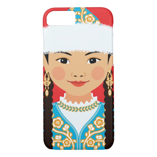 Coque kazakh Matryoshka (Dos)