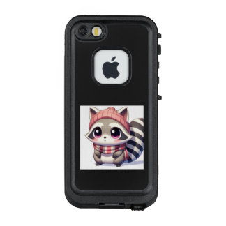 COQUE LifeProof FRÄ’ POUR iPhone SE/5/5s  冬の装いのアライグマくん 