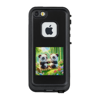 COQUE LifeProof FRÄ’ POUR iPhone SE/5/5s  **愛らしい双子のパンダちゃん**