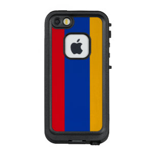 Coque LifeProof FRÄ’ Pour iPhone SE/5/5s Drapeau arménien patriotique