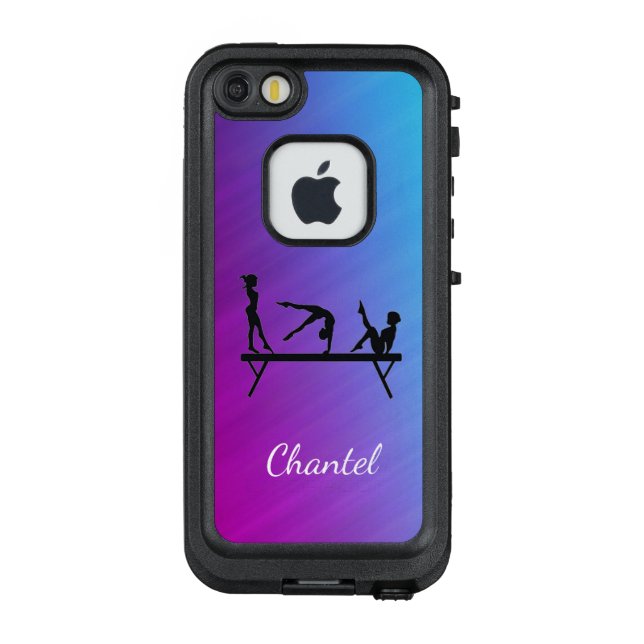 Coque LifeProof Pour iPhone Gradient de poutre de gymnastique (Dos)