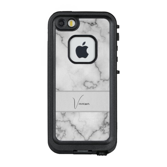 Coque LifeProof Pour iPhone Personnalisation du Motif de marbre (Dos)