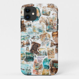 Coque mobile Collage Abstrait urbain