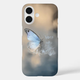 Coque mobile Crystal Blue Butterfly