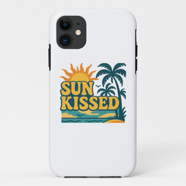 Coque mobile esthétique solaire baisé - Rétro Summ (Dos)
