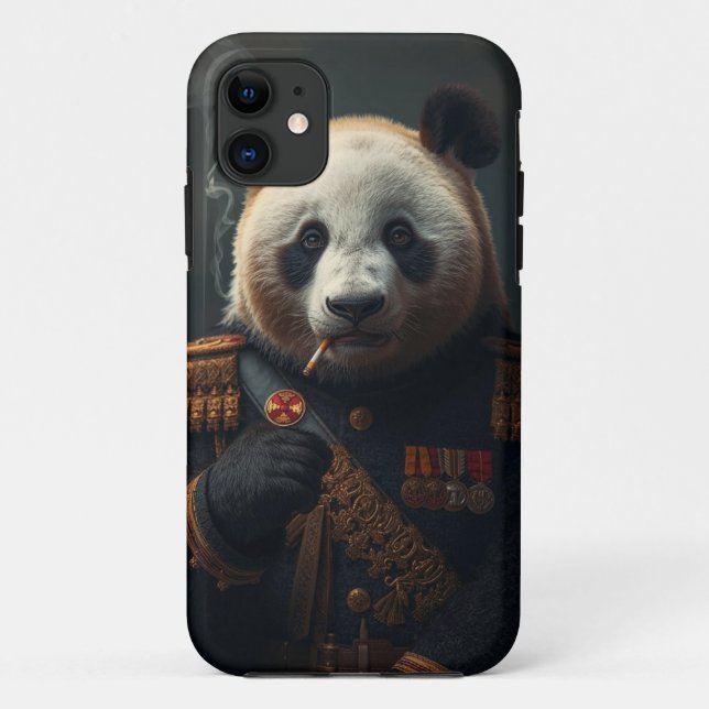 Coque mobile Panda Commander (Dos)