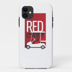 Coque mobile Red Cart Golf
