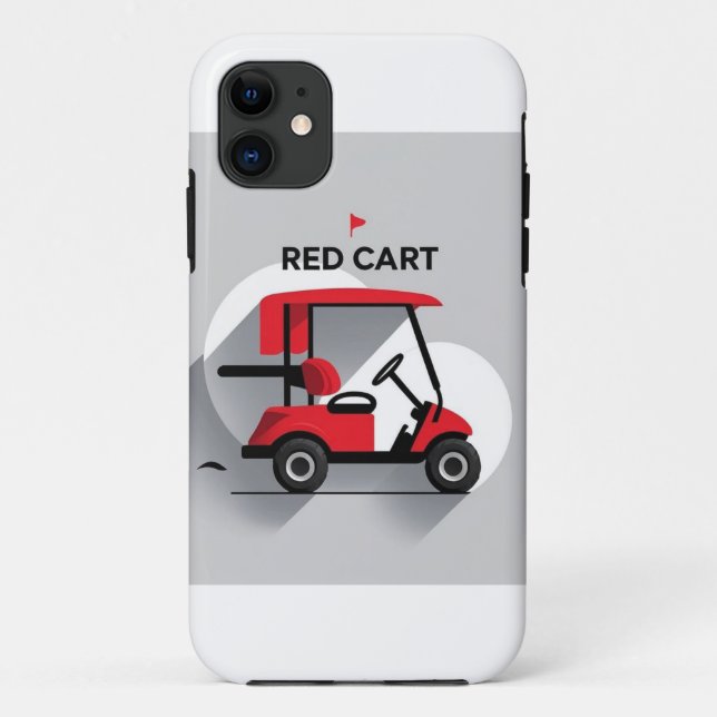 Coque mobile Red Cart Golf (Dos)