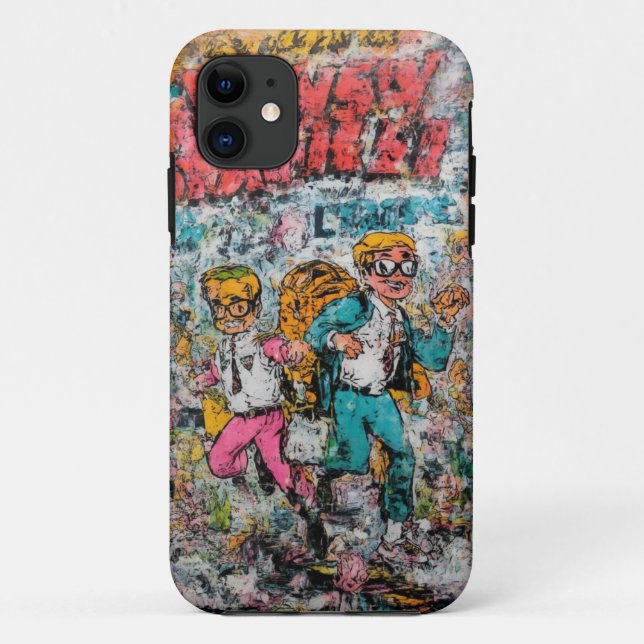 Coque mobile Retro Comic Adventure (Dos)