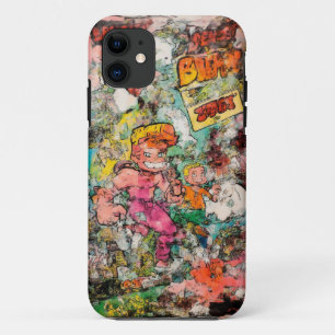 Coque mobile Retro Comic Hero