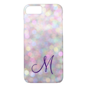 Coque Monogrammed Sparkle iPhone 7