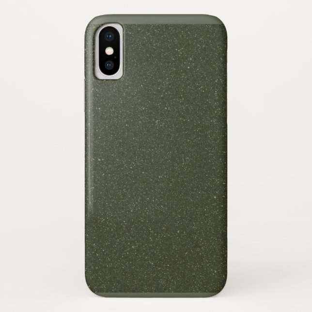Coque Moss Green Noise personnalisé iPhone X (Dos)
