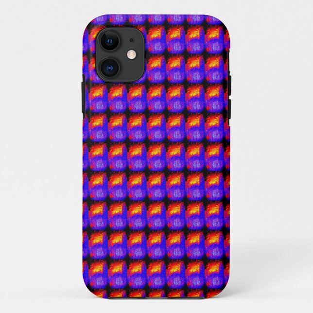 coque motif abstrait (Dos)