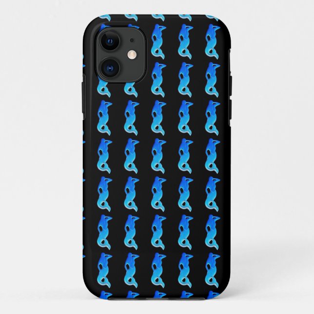 coque motif de sirène bleu (Dos)