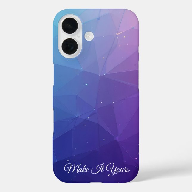 Coque Motif Polygone personnalisé - Style unique (Verso)