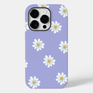 Coque mou à fleurs violettes