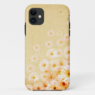 Coque Orange Delicé Fleur Iphone 5S
