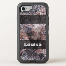 Coque Otterbox Defender Pour iPhone 7 Nature Géologie Pinkish Rock Textes