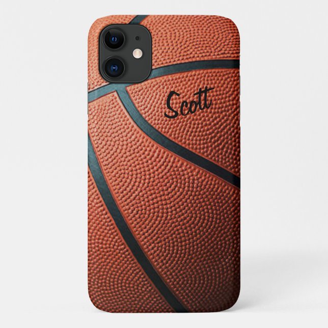 Coque personnel de basket-ball coque iphone de mat (Dos)
