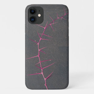 Coque Pink Twig Grey Concrete Fever Tree iPhone 11