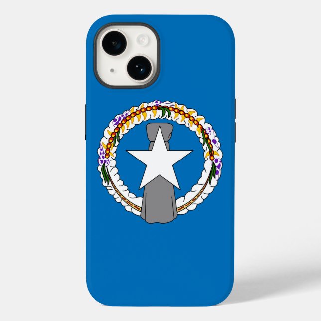 Coque pomme patriotique-Mate 14, Mariana du Nord (Verso)