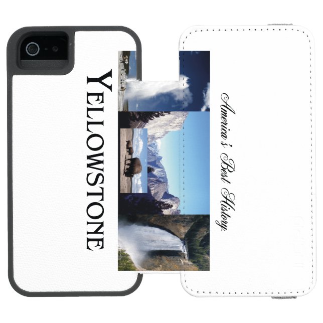 Coque Portefeuille Incipio Pour iPhone ABH Yellowstone (Folio Ouvert)