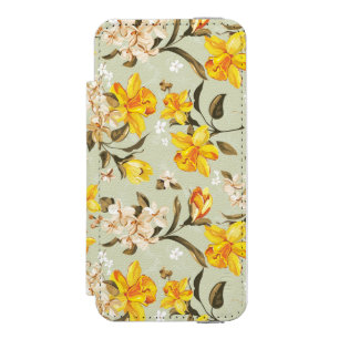 Coque-portefeuille iPhone 5 Incipio Watson™ Beau motif floral lumineux élégant