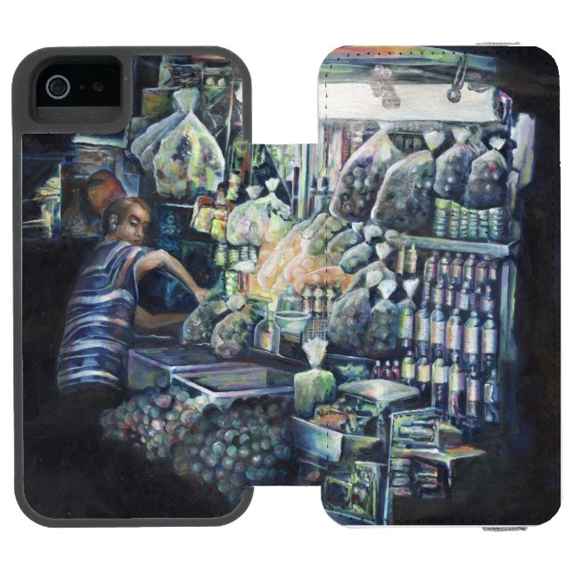 Coque Portefeuille Incipio Pour iPhone Déplacé l'objectif, Singapour (Folio Ouvert)