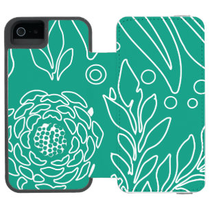 Coque-portefeuille iPhone 5 Incipio Watson™ Design floral 34