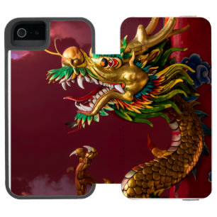 Coque-portefeuille iPhone 5 Incipio Watson™ dragon chinois