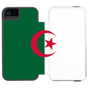 Coque-portefeuille iPhone 5 Incipio Watson™ Drapeau algérien patriotique