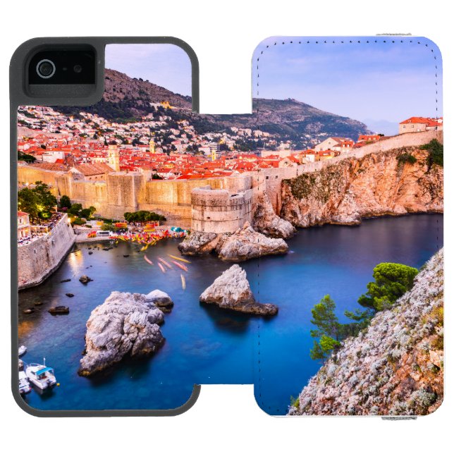 Coque Portefeuille Incipio Pour iPhone Dubrovnik Croatie (Folio Ouvert)