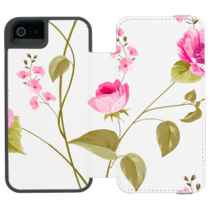 Coque-portefeuille iPhone 5 Incipio Watson™ Fleurs Motif 19