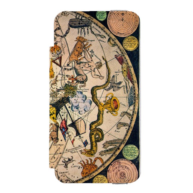 Coque Portefeuille Incipio Pour iPhone Hémisphère céleste, 1790 (Folio Devant)