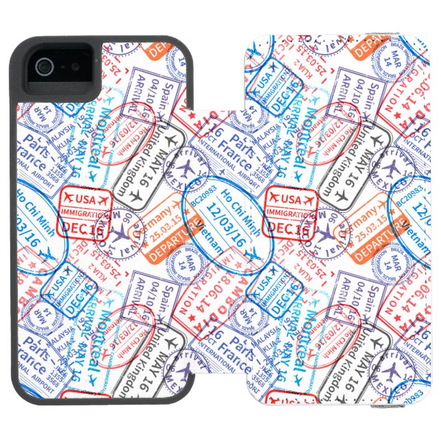 Coque Portefeuille Incipio Pour iPhone Icône Voyage (Folio Ouvert)