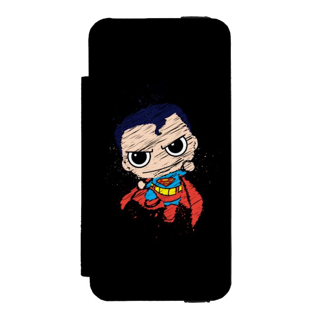 Coque Portefeuille Incipio Pour iPhone Mini Superman Sketch - Flying (Folio Devant)