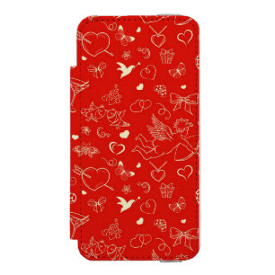 Coque-portefeuille iPhone 5 Incipio Watson™ Motif 2 de Valentine