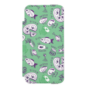 Coque-portefeuille iPhone 5 Incipio Watson™ Motif avec la nourriture