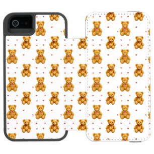 Coque-portefeuille iPhone 5 Incipio Watson™ Motif Ours en Peluche