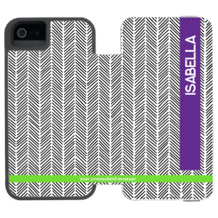 Coque-portefeuille iPhone 5 Incipio Watson™ Nom personnalisé   Personnalisé