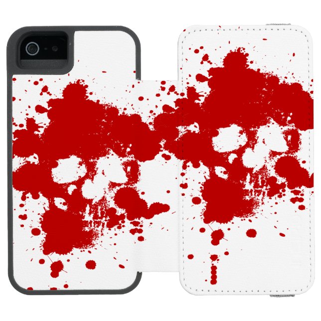 Coque Portefeuille Incipio Pour iPhone Paint Skull (Folio Ouvert)