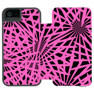 Coque-portefeuille iPhone 5 Incipio Watson™ pinkblackanista floral