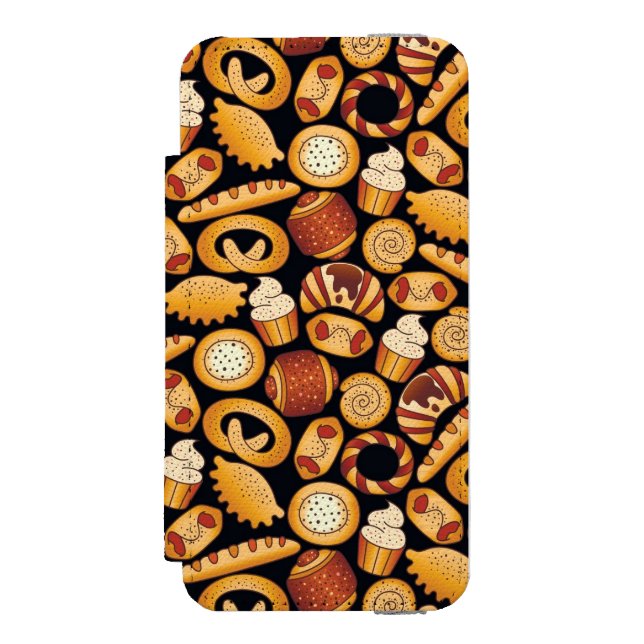 Coque Portefeuille Incipio Pour iPhone Produits de boulangerie (Folio Devant)